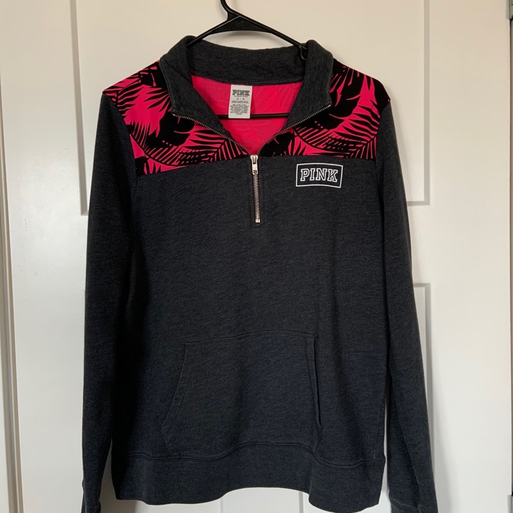 PINK sweatshirt.
